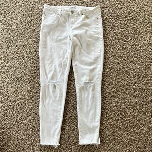 William Rast White Ankle Skinny Jeans